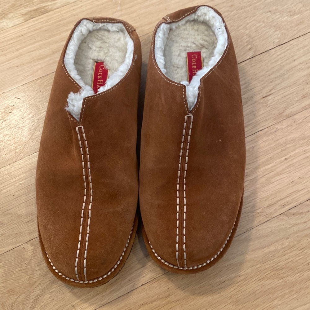 Barely worn coke haan shoes with shoes lining and suede